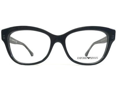 Monturas de gafas Emporio Armani EA3033 5220 ojo de gato negro transparente 53-16-140 Foto 1 de 4