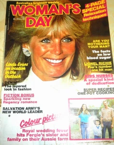 WOMANS DAY Magazine 1986 Linda Evans~Lionel Richie~Bill Cosby~Lennox Walker ++ - Picture 1 of 4