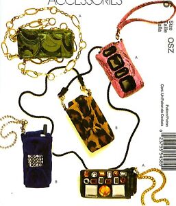 Wow! Cell Phone Mp3 Player & Personal Planner Cases Sewing Pattern McCalls 5946