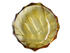 Vintage amber glass bowl / Tableware