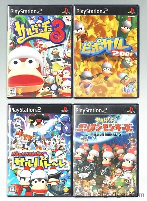Ape Escape 3 & 2001 & Pumped & Primed & Million Monkeys [Japan PS2 PlayStation2] - Image 1 of 4