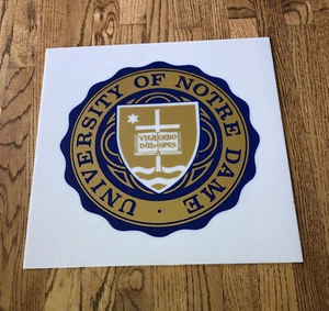 Insegna in plastica acrilica 18" x 18" NOTRE DAME COMBAT IRISH - Foto 1 di 4