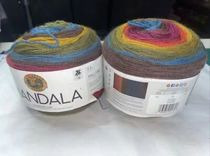 2-Lion Brand Mandala Yarn Color: “Chimera”  Lot Of 2, Lot #615918 New - Picture 1 of 3