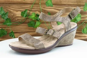 Walking Cradles Sz 8.5 M Brown Ankle Strap Synthetic Women Sandals - Picture 1 of 8