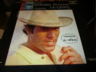 1975 JULIO IGLESIAS  Los Grandes Artistas Mexico Import LP Alhambra VG/NM - Image 1 of 3