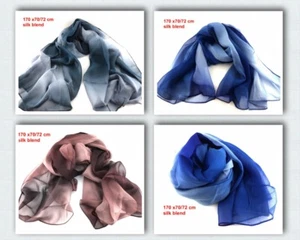Ladies Women Fashion Beautiful colour Long size silk blend Scarf Shawl - Picture 1 of 12