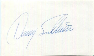 AUTHENTIC legendary Indy race car driver Danny Sullivan signed on card - Picture 1 of 1