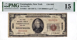 $20 1929 T1 National FARMINGDALE New York NY "Mega Rare" ((Only 5 on Census)) - Picture 1 of 2