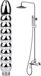 Metal Shower Cleaner Enema Douche System, Handheld Water Shower Nozzle Anal Rins - Picture 1 of 7