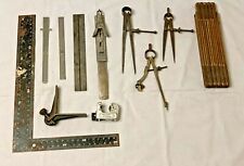 Lot of Vintage Measuring Tools Rulers 