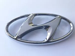 Emblema original parrilla delantera Hyundai sedán Elantra 2014-2015-2016 logotipo delantero H - Imagen 1 de 2