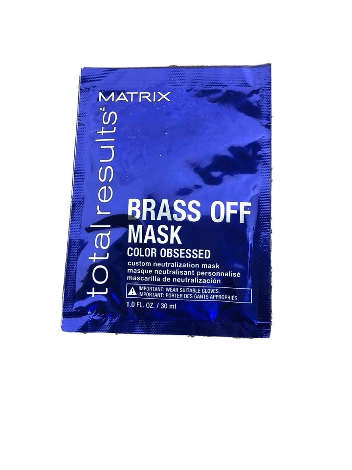 Matrix Total Results Brass Off Neutralization Hair Mask 1 oz travel aura - Image 1 of 1