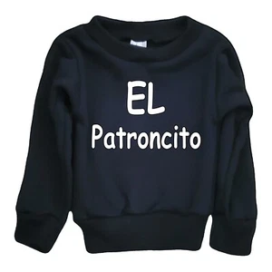 Baby Infant New Born Sweatshirt El Patroncito Halloween Horror Funny - Picture 1 of 2
