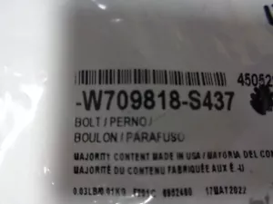 Genuine Ford Handle Outside Bolt -W709818-S437 - Picture 1 of 7