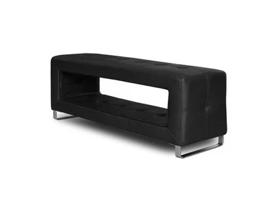 Pequeño Estrecho Cuero Banco a Medida Cuero Auténtico & Stabil. 30CM Profundidad - Imagen 1 de 4