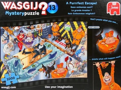 Wasgij? No.13 - 1000 Pcs Jigsaw Puzzles 'A PERFECT ESCAPE! ' - Complete - Image 1 of 4