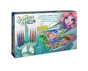 AEROGRAFO penna spray elettrica NEBULOUS STARS kit artistico USB età 7+ - Imagen 1 de 4