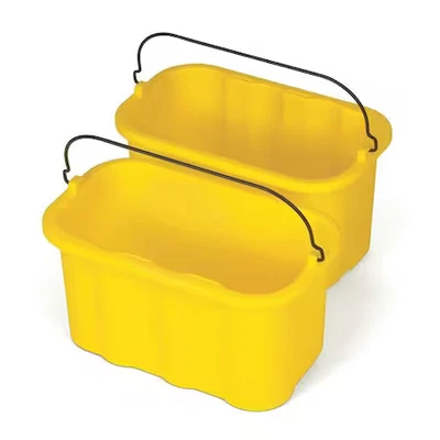 Carrito desinfectante Rubbermaid Commercial Fg9t8200yel, amarillo, 8 pulgadas, 2 1/2 gal. Foto 1 de 2