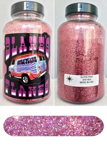 Blakes Metal Flake .015 Alpha Pink Prismatic Hot Rod custom automotive 5oz jar - Picture 1 of 2