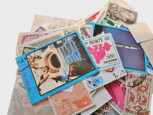 Vintage International Postage Stamp Collection Lot - Bild 1 von 3