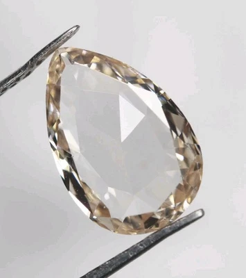 1.30 CT Lab Grown Diamond VVS1-Clarity Pear Light Brown Loose diamond For Ring - Image 1 of 4