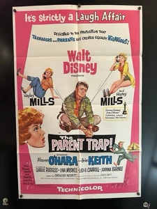 The Parent Trap 1961 Original One Sheet Movie Poster 27x41 Walt Disney  - Bild 1 von 1