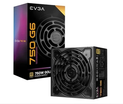 EVGA 750w G6 80 Plus Gold 750W Fully Modular - Image 1 of 4