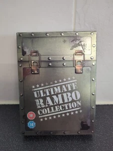 Rambo Ultimate Collection DVD Boxset 4-Disc Set, Sylvester Stallone - Foto 1 di 2