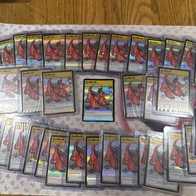 Neopets Red Bori Release Card #31, Hannah And The Ice Cave Tournament Card - Image 1 of 4