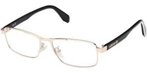 Monturas de gafas rectangulares Adidas Originales para hombre tono dorado pálido - OR5054 032 55 - Imagen 1 de 3