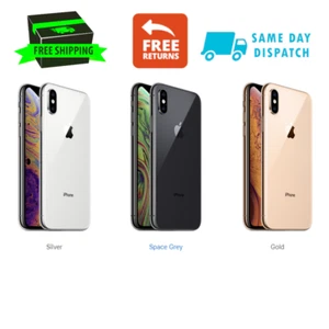 Apple iPhone XS 64GB Att Unlocked Verizon T-Mobile LTE 4G Gold / Gray / Silver - Picture 1 of 9