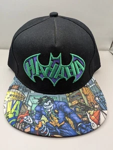 Joker “HaHaHa” Baseball Cap Hat Black Adult  Embroidered Adjustable Snapback - Picture 1 of 6