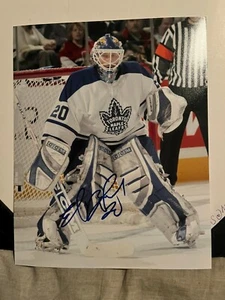 ED BELFOUR - TORONTO FOGLIE D'ACERO - Foto 8x10 autografata firmata - Foto 1 di 1