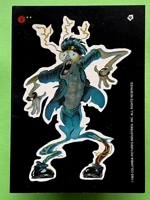 1989 Topps Ghostbusters II Sticker #5 Scoleri Ghost - Image 1 of 2