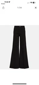 Frame Jeans Le Pixie Palazzo Gr.27 Schwarz Hohet Neupreis - Bild 1 von 7
