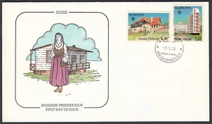 Finland First Day Cover FDC Yvert 788/789 - Finnish Architecture - 1978 - Picture 1 of 1