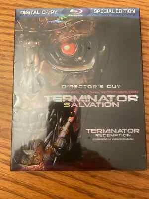 TOTALMENTE NUEVO Sellado Blu-Ray TERMINATOR SALVE Corte del Director Christian Bale Foto 1 de 2