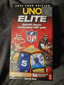 2024 UNO Elite NFL Card Game Starter Deck Pack Core Edition NEW Sealed QTY - Picture 1 of 1