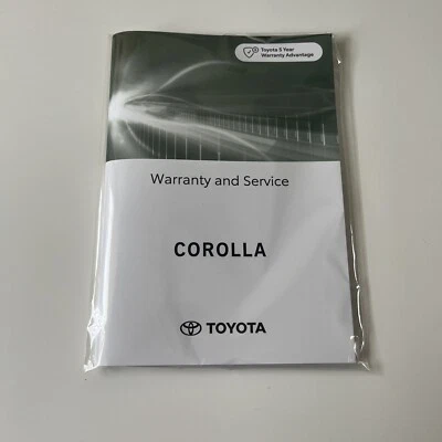 NEW BLANK TOYOTA COROLLA MZEA12 ZWE219 HYBRID SERVICE LOG BOOK BOOKLET - Image 1 of 4