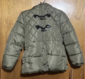 Pink Platinum Girls' Puffer Jacket Coat Size Medium Green MSRP $85 NWT - Picture 1 of 7