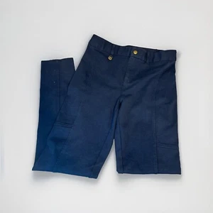 Polo Ralph Lauren Girls Navy Blue Riding Pants Leggings Size 12-14 Large - Picture 1 of 5