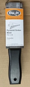 Do-it Mold Pyramid Sinker Size 3 OZ- D3168- (3 Cavities) PM-3-3B Brand New - Picture 1 of 6
