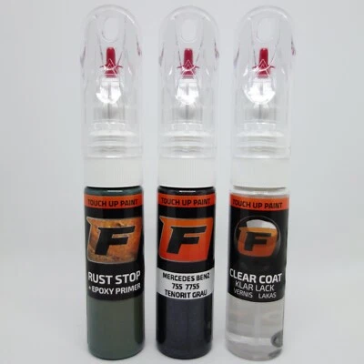 FIRANTO Pluma de pintura de retoque rasguño gris tenorita gris tenorita para MERCEDES BENZ 755 7755