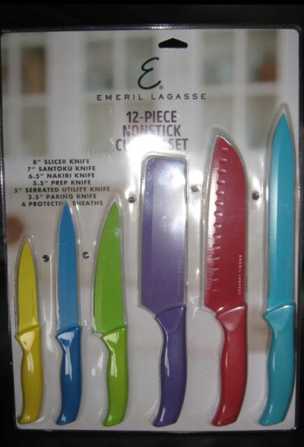 Emeril Forged Double-Riveted Knife Set (17-Piece)