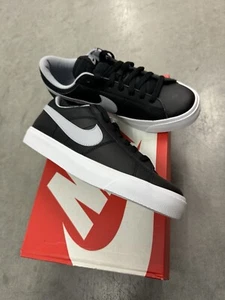 Nike Match Supreme Leather Size 7/40 Black Grey 631656 001 New In Box - Picture 1 of 5