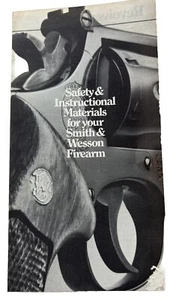 Safety Instructional Materials for your Smith & Wesson Firearm Revolver Vintage - Picture 1 of 5