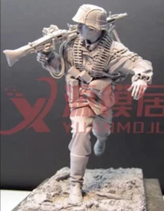 1/16 resin soldier model Normandy war machine gunner military 3D printing - Picture 1 of 4