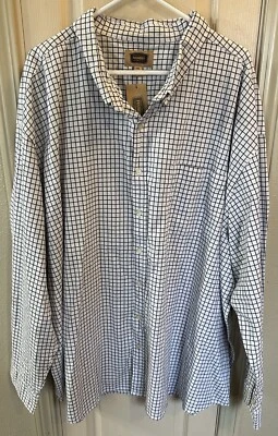 NWT The Foundry Supply Co Mens 5XL Check Long Sleeve Full Button Shirt - Image 1 of 3