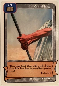 Redemption TCG CCG Unlimited Rod of Iron Common EXCELLENT Cactus Game Designs - Picture 1 of 2