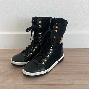 LOVE MOSCHINO Sneaker / Ultra High Top Moschino Schwarz Sneaker Boots / Gr. 37 - Bild 1 von 9